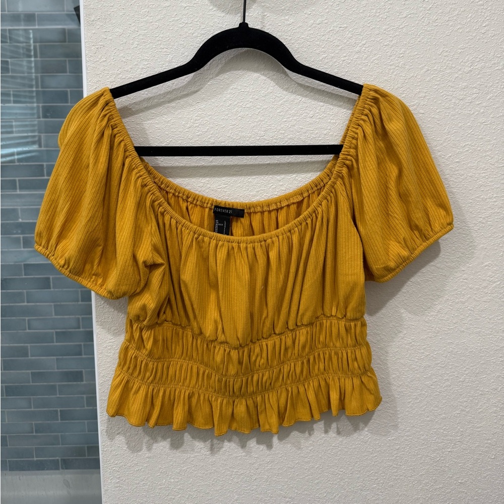 Smocked Crop Top